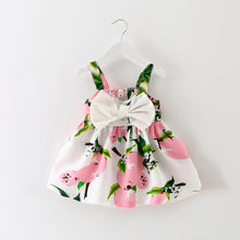 Load image into Gallery viewer, 2018 New Summer Dress Children's Clothing Girls Denim Stitching Baby Girl Dresses Party Wedding Children's Mesh Princess Dress