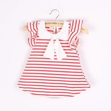Load image into Gallery viewer, 2018 New Summer Dress Children's Clothing Girls Denim Stitching Baby Girl Dresses Party Wedding Children's Mesh Princess Dress