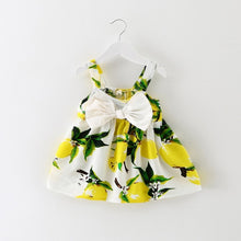 Load image into Gallery viewer, 2018 New Summer Dress Children's Clothing Girls Denim Stitching Baby Girl Dresses Party Wedding Children's Mesh Princess Dress