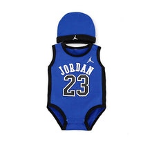 Load image into Gallery viewer, Baby Boy Girl Rompers Cotton Baby Clothes Infant Jumpsuits+Hat 2pcs Toddler Girls Clothing Set 2018 Newborn 23 Sport Clothing