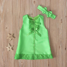 Load image into Gallery viewer, Bow Infant Baby Girls Flower Dresses Christening Gowns Newborn Babies Baptism Clothes Princess Birthday White Baby Girls Dress