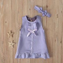 Load image into Gallery viewer, Bow Infant Baby Girls Flower Dresses Christening Gowns Newborn Babies Baptism Clothes Princess Birthday White Baby Girls Dress