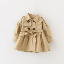 Load image into Gallery viewer, Baby Jacket Casaco Infantil Girl Baby Coat 2019 Spring Baby Jas Trench Double Breast Windbreaker for Girl Kids Jacket For 1-4T