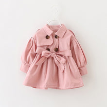 Load image into Gallery viewer, Baby Jacket Casaco Infantil Girl Baby Coat 2019 Spring Baby Jas Trench Double Breast Windbreaker for Girl Kids Jacket For 1-4T