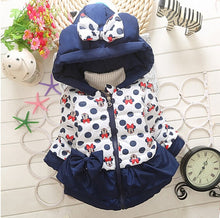 Load image into Gallery viewer, Winter Baby Jackets For Girls Clothes Baby Clothing Kids Hooded Coats Toddler Warm Minnie Mickey Jacket Infant Boys Outerwear