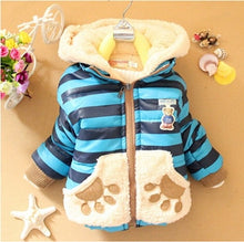 Load image into Gallery viewer, Winter Baby Jackets For Girls Clothes Baby Clothing Kids Hooded Coats Toddler Warm Minnie Mickey Jacket Infant Boys Outerwear