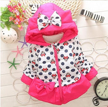 Load image into Gallery viewer, Winter Baby Jackets For Girls Clothes Baby Clothing Kids Hooded Coats Toddler Warm Minnie Mickey Jacket Infant Boys Outerwear
