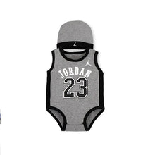 Load image into Gallery viewer, Baby Boy Girl Rompers Cotton Baby Clothes Infant Jumpsuits+Hat 2pcs Toddler Girls Clothing Set 2018 Newborn 23 Sport Clothing
