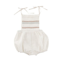 Load image into Gallery viewer, Liilu Beautiful Baby Girls Vintage Romper and Tshirt Baby Girl Lovley Linen Bubble Playsuit 2020 SS New Arrivals Kid T Shirt
