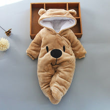 Load image into Gallery viewer, 2020 Autumn Winter Baby Romper Baby Girl Cotton Hooded Overalls For Boys Infant Jumpsuit Kids Clothes For Newborn Baby Clothes
